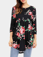 NEW FEELING Womens Black T-Shirts