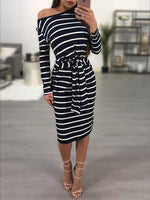 ODM Ladies Long Sleeve Midi Dress