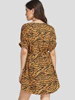 ODM Ladies Short Sleeve Casual Dress