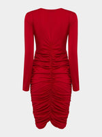 NEW FEELING Womens Red Midi Dresses