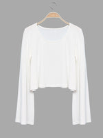NEW FEELING Womens White T-Shirts