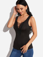 OEM Ladies Black Camis