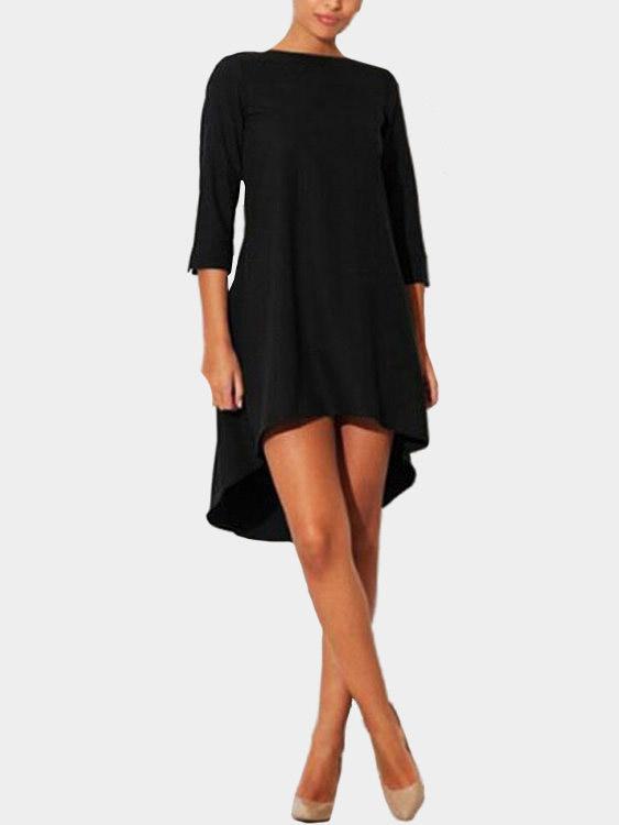 NEW FEELING Womens Black Midi Dresses