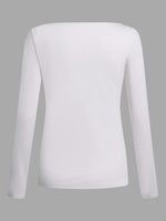 NEW FEELING Womens White T-Shirts