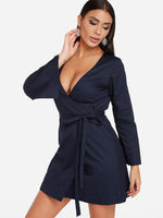 OEM Ladies Navy Mini Dresses