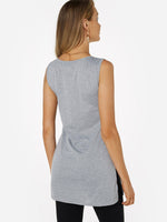 NEW FEELING Womens Light Grey Camis