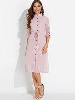 OEM ODM Pale Yellow Plus Size Dress
