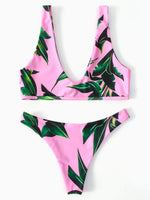 NEW FEELING Womens Pink Bikinis