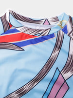 OEM Ladies Blue Mini Dresses