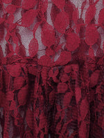 OEM Ladies Burgundy Sexy Dresses
