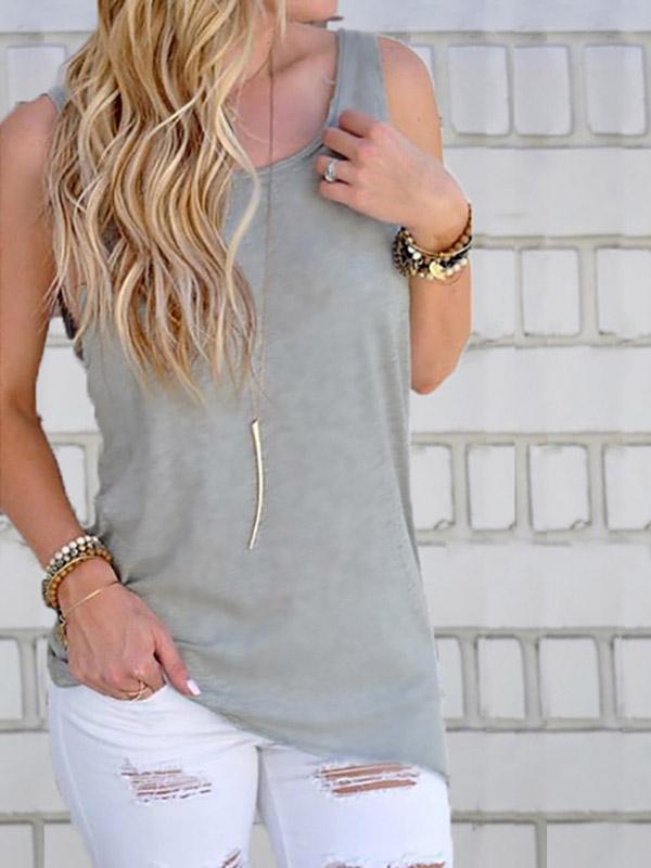 NEW FEELING Womens Grey Camis