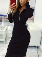 NEW FEELING Womens Black Midi Dresses
