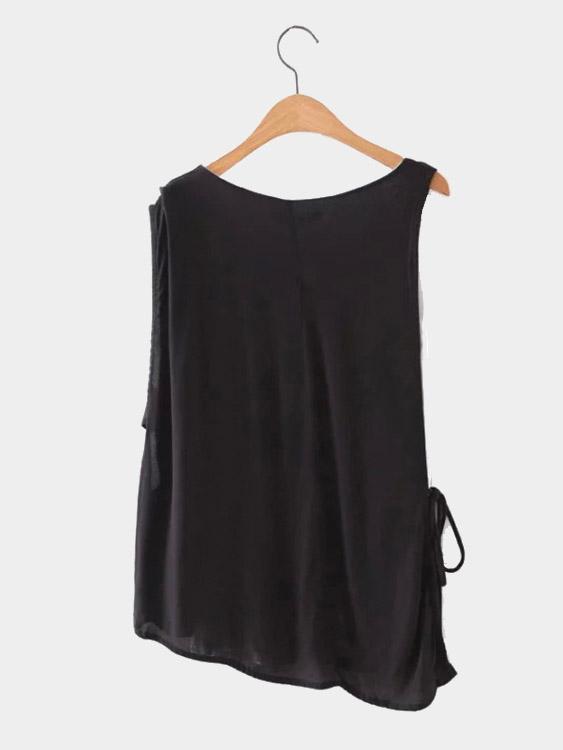 NEW FEELING Womens Black Camis