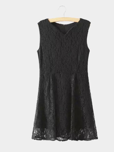 Wholesale Black Sleeveless Lace Dresses