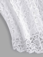 Custom Ladies Plus Size White Blouses