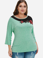 ODM Ladies 3/4 Sleeve Plus Size Tops