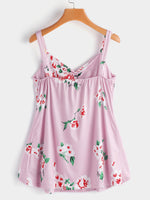 NEW FEELING Womens Pink Plus Size Tops
