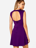 Custom Lilac Purple Lace Dress