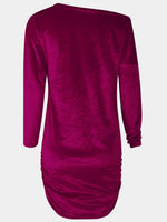OEM Ladies Burgundy Mini Dresses