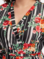 ODM Ladies Half Sleeve Plus Size Dress