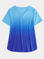 OEM Ladies Blue T-Shirts
