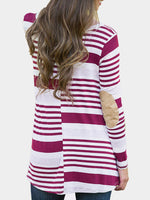 NEW FEELING Womens Plum T-Shirts