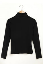 NEW FEELING Womens Black T-Shirts