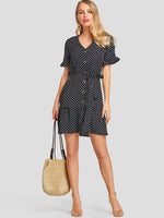 NEW FEELING Womens Black Chiffon Dresses