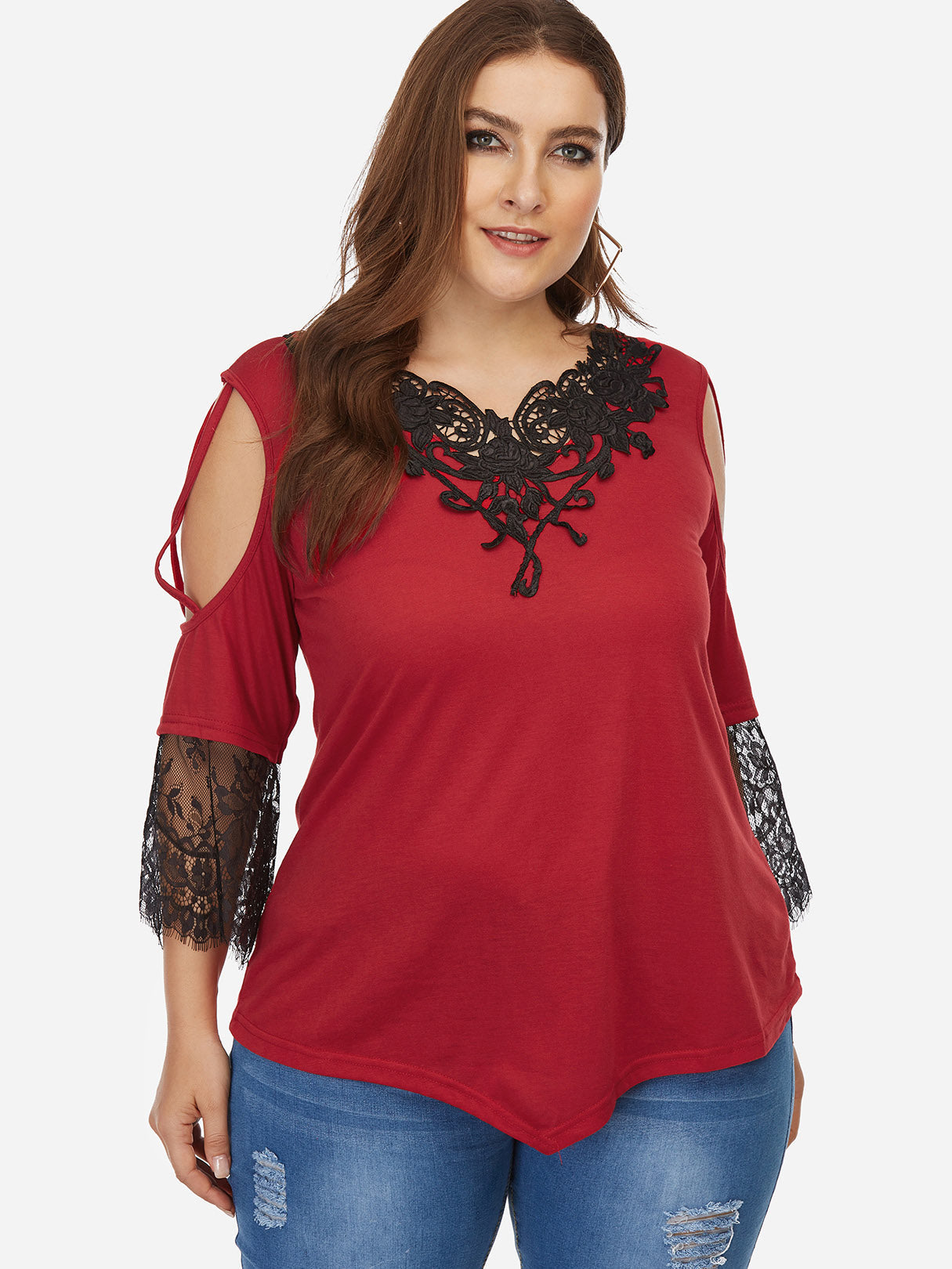 Custom Womens Plus Size White Tops