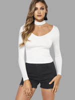 NEW FEELING Womens Black T-Shirts