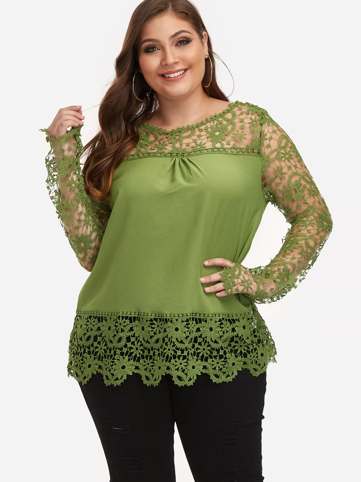 Custom Womens White Plus Size Tops