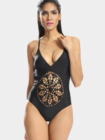Wholesale Black Tube Top Sleeveless Crochet Lace Embellished Bodycon One-Pieces