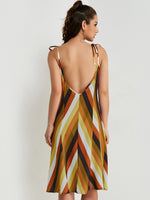 NEW FEELING Womens Striped Casual Dresses