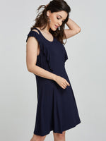 OEM Ladies Navy Casual Dresses