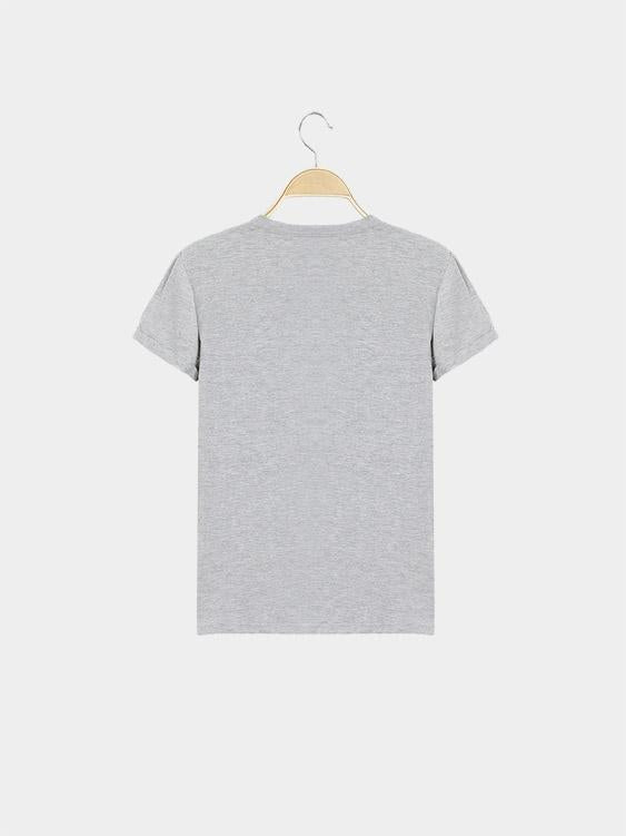 NEW FEELING Womens Grey T-Shirts
