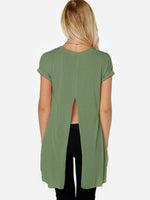NEW FEELING Womens Green T-Shirts