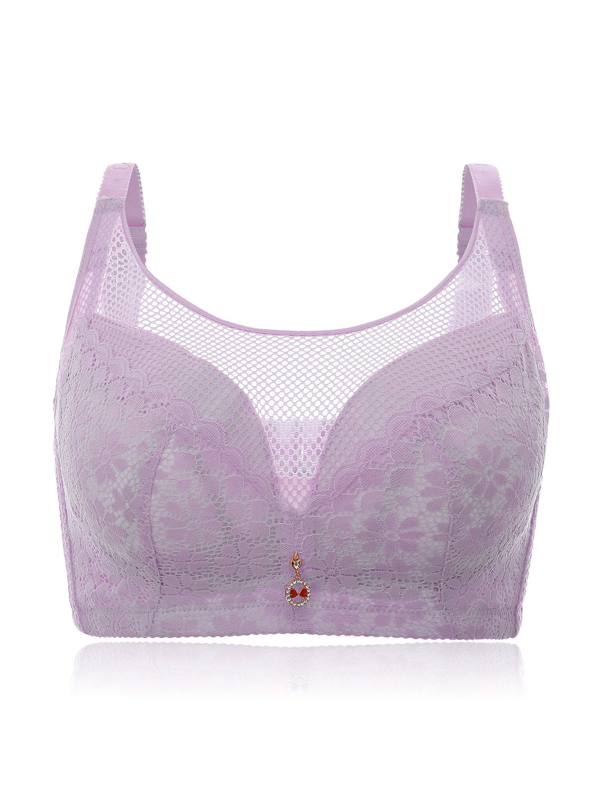 Wholesale Plus Size Mesh Wireless Padded Design Bras