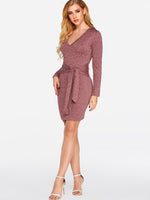 OEM ODM Womens Black V-Neck Dresses