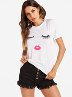 ODM Ladies Short Sleeve T-Shirts