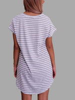 NEW FEELING Womens Grey Casual Dresses