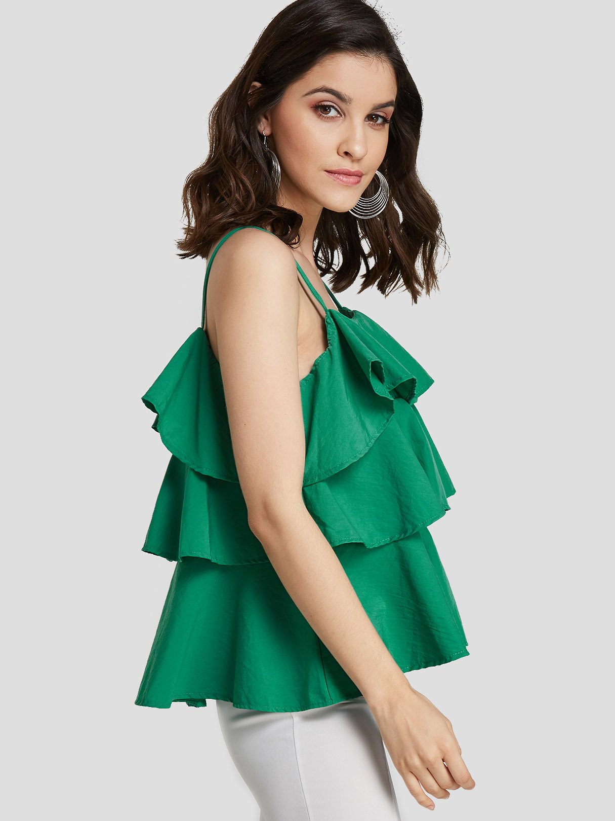OEM Ladies Green Camis
