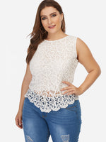 Custom Ladies Plus Size Cotton Blouses