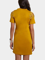 NEW FEELING Womens Tan Casual Dresses