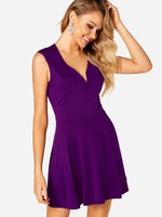 Custom Ladies V-Neck Dresses