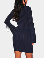 NEW FEELING Womens Navy Midi Dresses