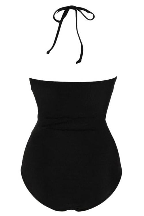 NEW FEELING Womens Black One-Pieces