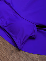 NEW FEELING Womens Blue Bikinis