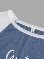 OEM Ladies Blue T-Shirts