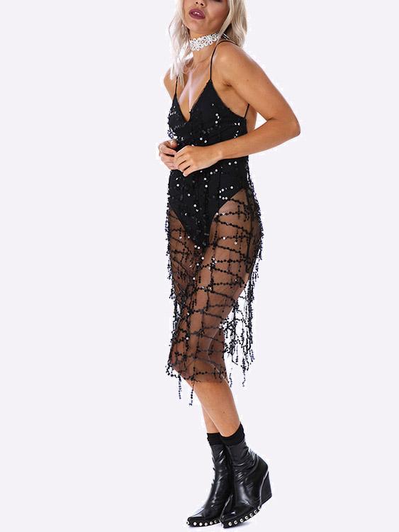 ODM Ladies Sleeveless Midi Dress