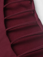 OEM Ladies Burgundy Bodycon Dresses